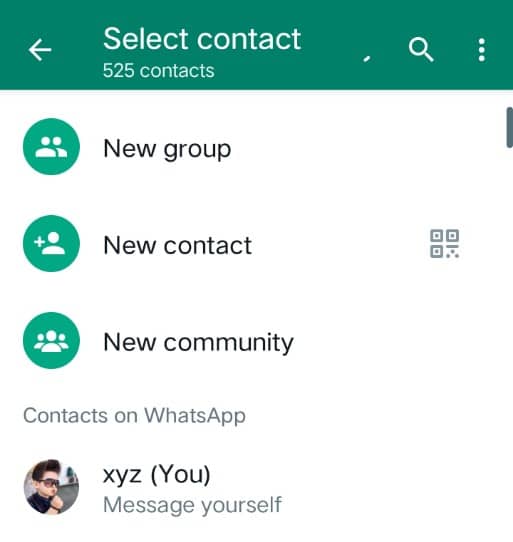 Latest Features Of WhatsApp Communicate with yourself 